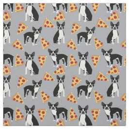 Boston Terrier Pizzeria Stoff