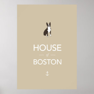 Boston Terrier Plakatdruck Poster