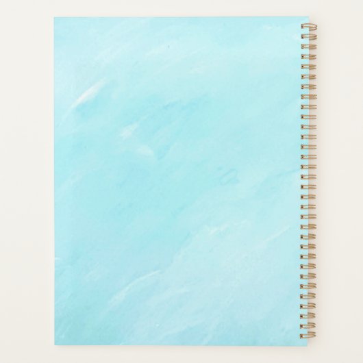 Boston Terrier Planner Planer (Rückseite)