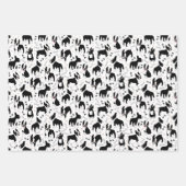 Boston Terrier Playtime Cute Dogs Geschenkpapier Set (Vorderseite)