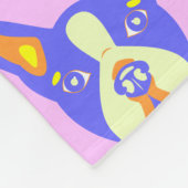 Boston-Terrier-Pop-Kunst Fleecedecke (Ecke)
