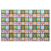 Boston-Terrier-Pop-Kunst Stoff (Fat Quarter (45,7 x 55,9 cm))
