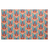 Boston-Terrier-Pop-Kunst Stoff (Fat Quarter (45,7 x 55,9 cm))