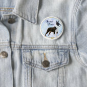 Boston Terrier Portrait Button (Beispiel)