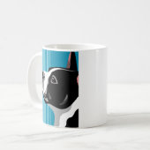 Boston Terrier Portrait Coffee Tasse (Vorderseite Links)