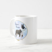Boston Terrier Portrait Kaffeetasse (Vorderseite Links)