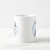 Boston Terrier Portrait Kaffeetasse (Mittel)