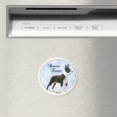 Boston Terrier Portrait Magnet (In Situ (Geschirrspüler))