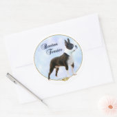 Boston Terrier Portrait Sticker (Umschlag)