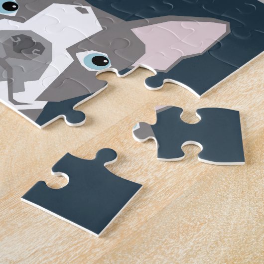 Boston Terrier Portraits Puzzle (Seite)