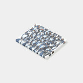 Boston Terrier Post-it Klebezettel (angewinkelt)