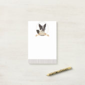Boston Terrier Post-It-Notes Post-it Klebezettel (Auf Schreibtisch)
