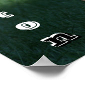 Boston Terrier Poster (Ecke)