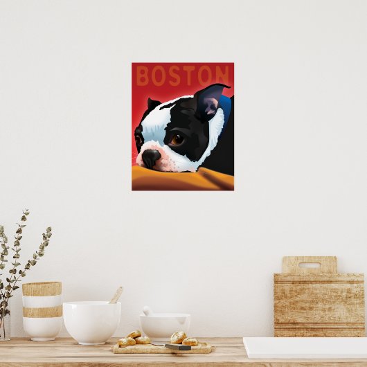 Boston Terrier Poster (Küche)