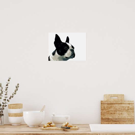 Boston Terrier Poster (Küche)