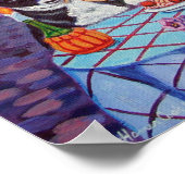 Boston Terrier Print Poster (Ecke)