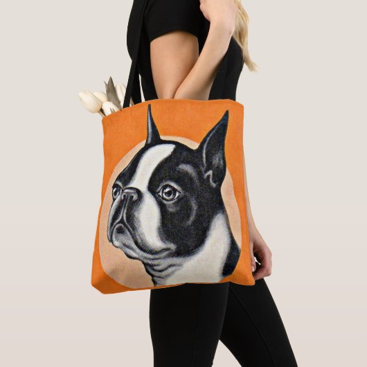 Boston Terrier Print Tasche (Von Nahem)