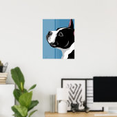 Boston Terrier Prints Poster (Heimbüro)