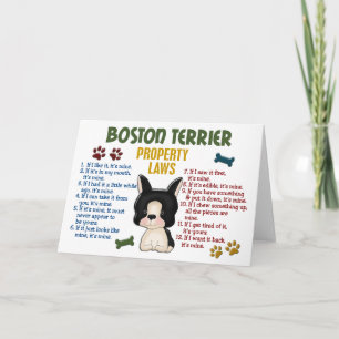 Boston Terrier Property Laws 4 Karte