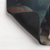 Boston Terrier Pumpkins Halloween Beängstigend Mousepad (Ecke)