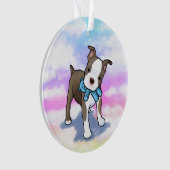 Boston Terrier Puppy Ornament (Vorderseite)