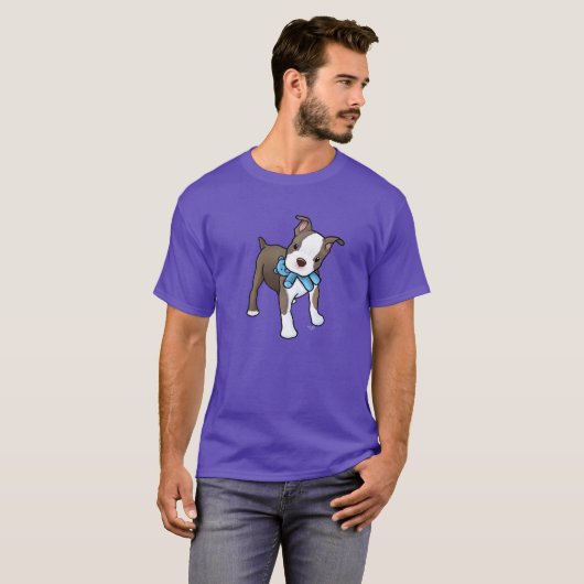Boston Terrier Puppy T - Shirt (Vorne ganz)