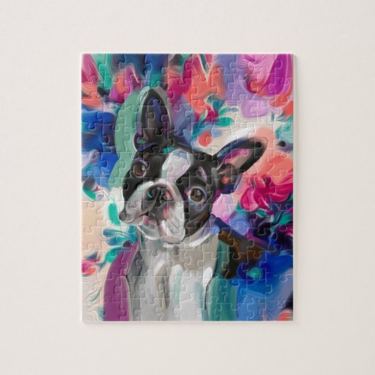 Boston Terrier PUZZLE (Vertikal)