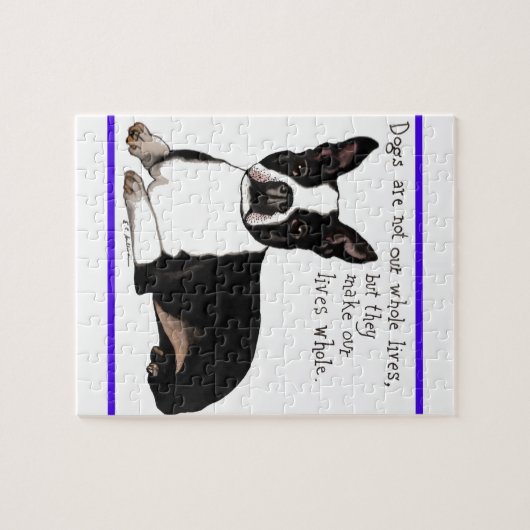 Boston Terrier Puzzle (Horizontal)