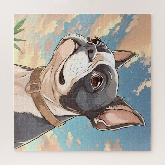 Boston Terrier Puzzle (Horizontal)