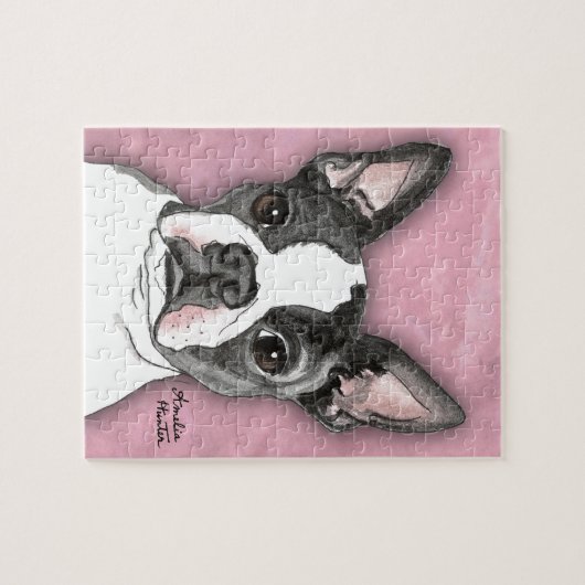 Boston Terrier Puzzle (Horizontal)
