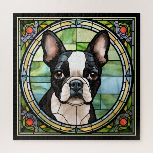 Boston Terrier Puzzle (Vertikal)