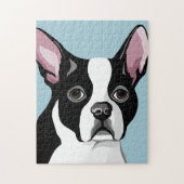 Boston Terrier Puzzle (Vertikal)
