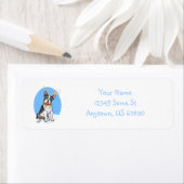 Boston Terrier Reindeer Labels (Insitu)