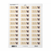 Boston Terrier Return Address Label (Vorne)