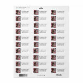 Boston Terrier Return Address Label (Vorne)