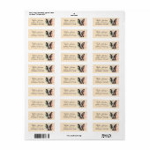 Boston Terrier Return Address Label (Vorne)