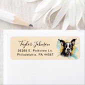 Boston Terrier Return Address Label (Insitu)