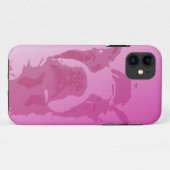 Boston Terrier rosa iPhone 5 Case-Mate iPhone Hülle (Rückseite (Horizontal))