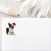 Boston Terrier Rücksendeadressen-Aufklebers (Insitu)