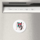 Boston Terrier Santa Paws Magnet (In Situ (Geschirrspüler))