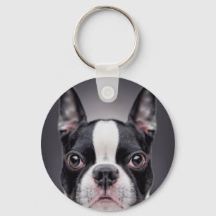 Boston Terrier Schlüsselanhänger