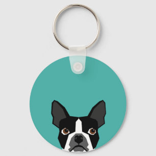 Boston Terrier Schlüsselanhänger