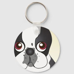 Boston Terrier Schlüsselanhänger