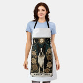 Boston-Terrier Schürze (Getragen)