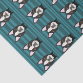 Boston Terrier Seidenpapier (Ausschnitt)