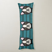 Boston Terrier Seitenschläferkissen (Rückseite (Vertikal))