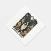 Boston Terrier Serviette (Ecke)
