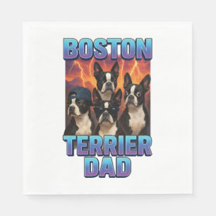 Boston Terrier Serviette