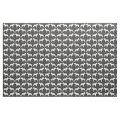 Boston-Terrier-Silhouette-Muster Stoff (Fat Quarter (45,7 x 55,9 cm))