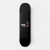 Boston-Terrier Skateboard (Vorderseite)